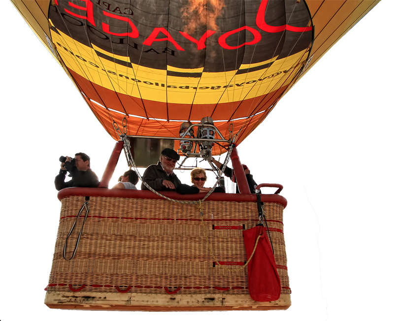 Hot air on sale balloon capacity